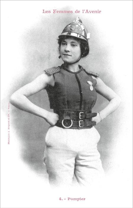 Carte postale prétimbrée - Les Femmes de l'Avnenir - Bergeret - International