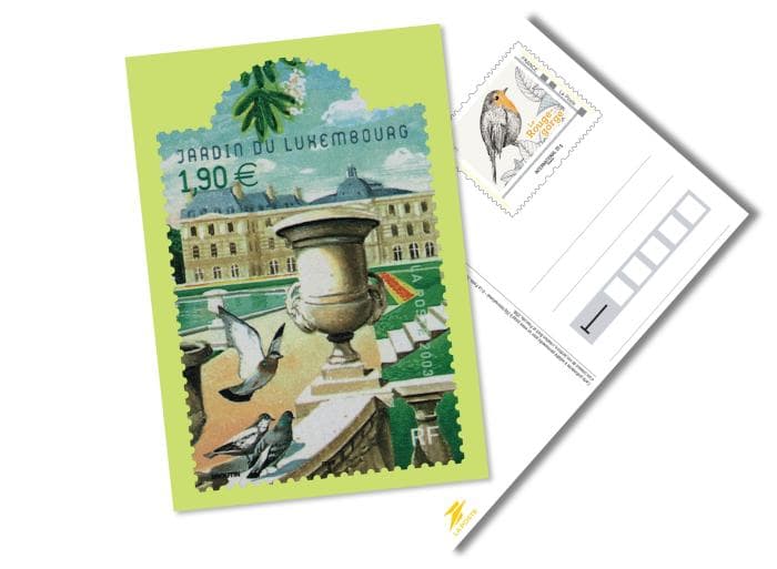 Carte prétimbrée - Jardin du Luxembourg